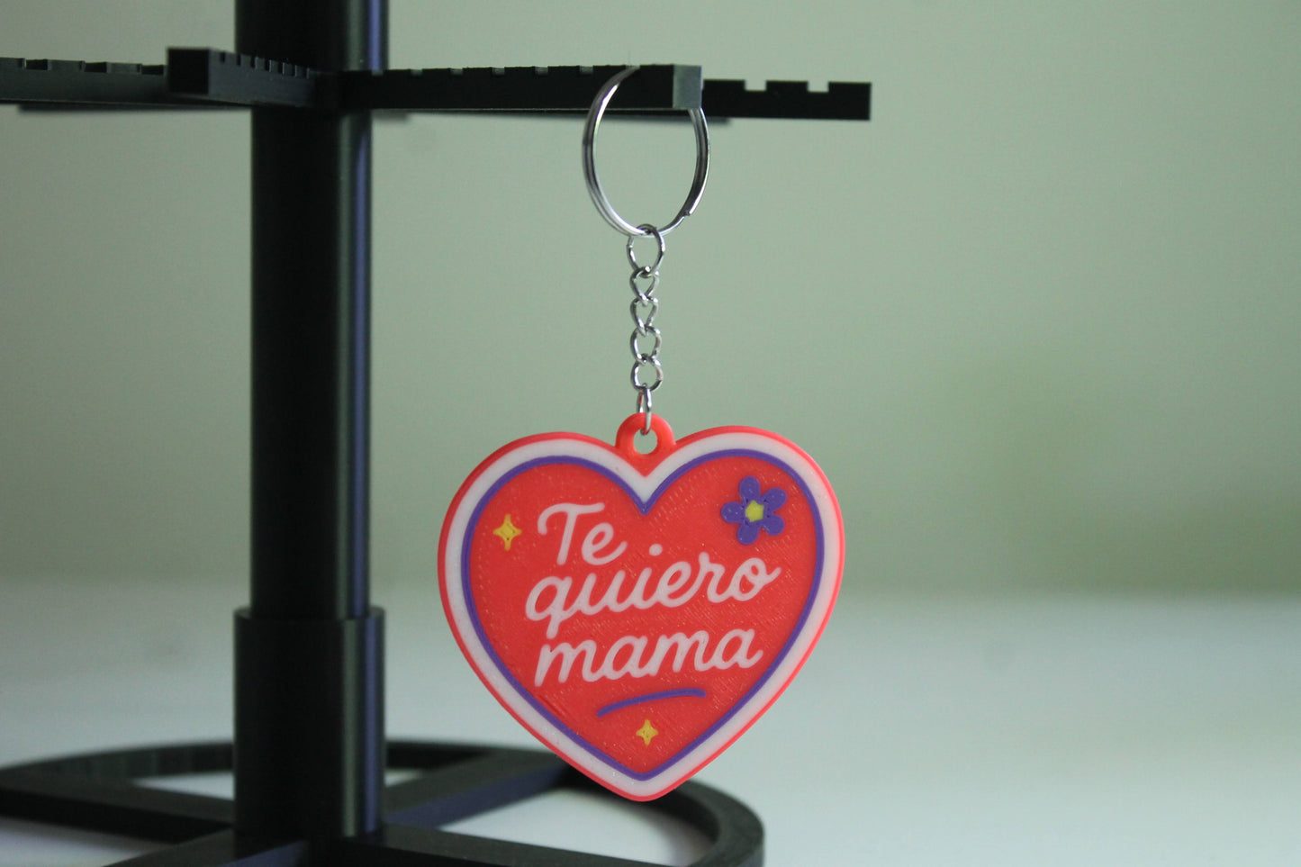 Llaveros personalizados en 3D en varios colores